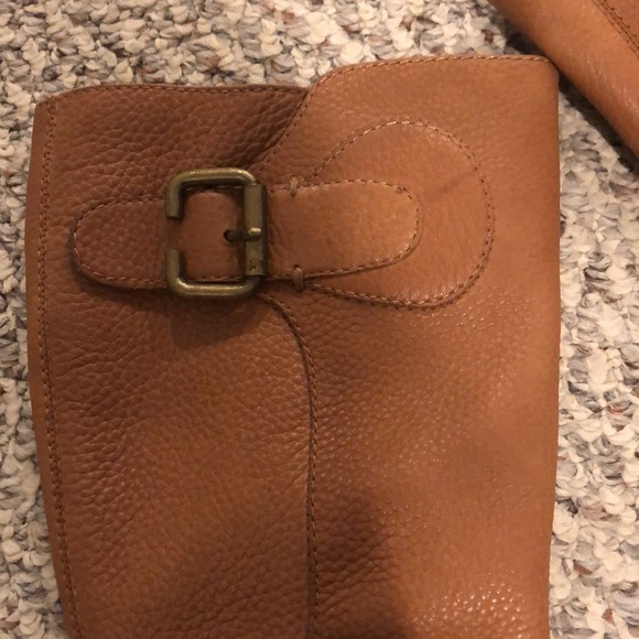 Franco Sarto Tall Tan Boots - Picture 3 of 6